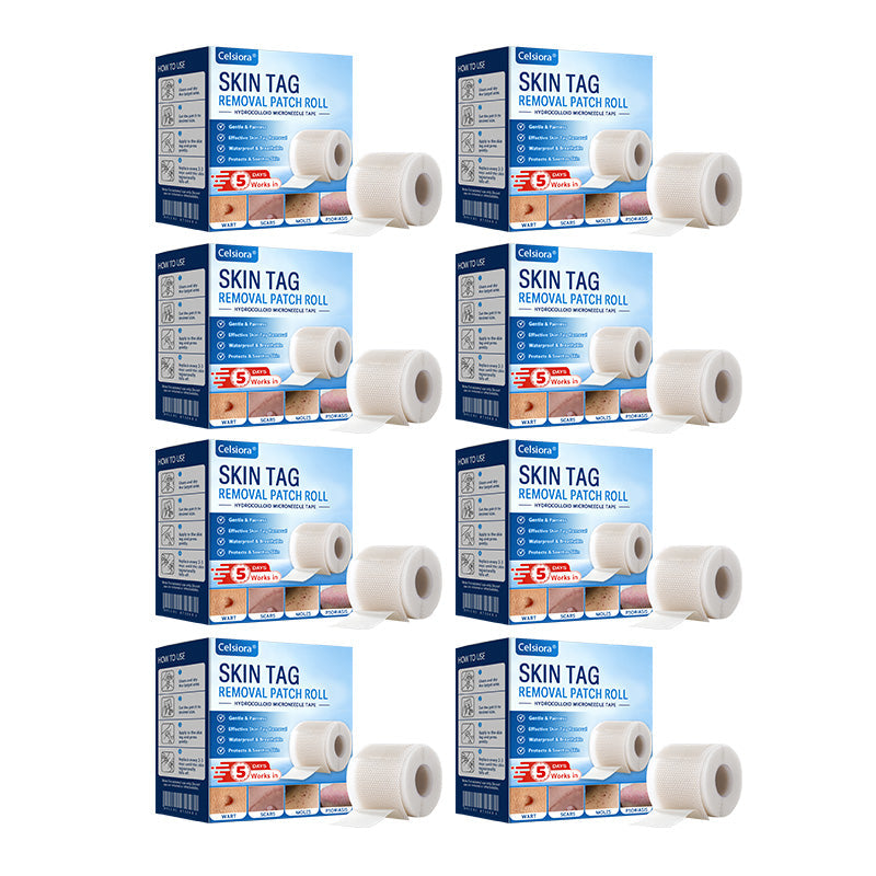🍁🌟Celsiora® Multi-Functional Microneedle Hydrocolloid Patch Roll | Targets Skin Tags, Warts & Stubborn Blemishes