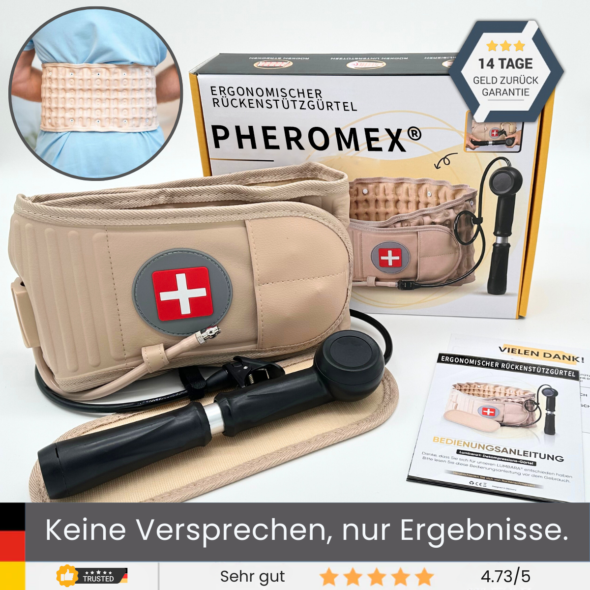 PHEROMEX® - Befreiendes Gefühl für Deinen Rücken