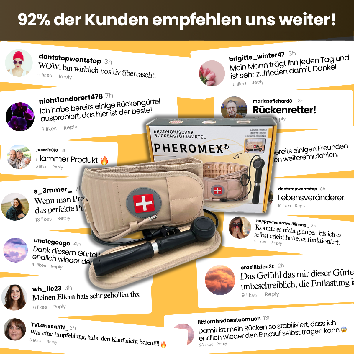 PHEROMEX® - Befreiendes Gefühl für Deinen Rücken