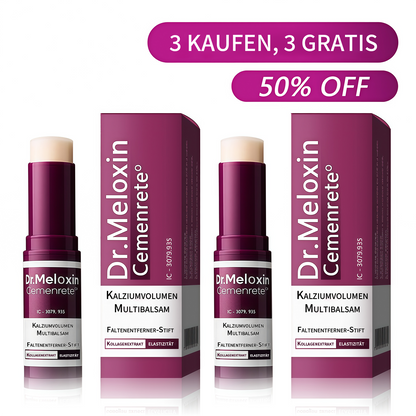 🌟🎪[Dr.Meloxin Official] ✨ 50 % Rabatt – Cemenrete Calcium Multi Balm | Gegen Hauterschlaffung & Falten