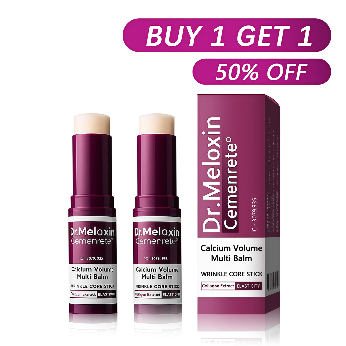 🌟🎪[Dr.Meloxin Official] ✨ 50 % Rabatt – Cemenrete Calcium Multi Balm | Gegen Hauterschlaffung & Falten
