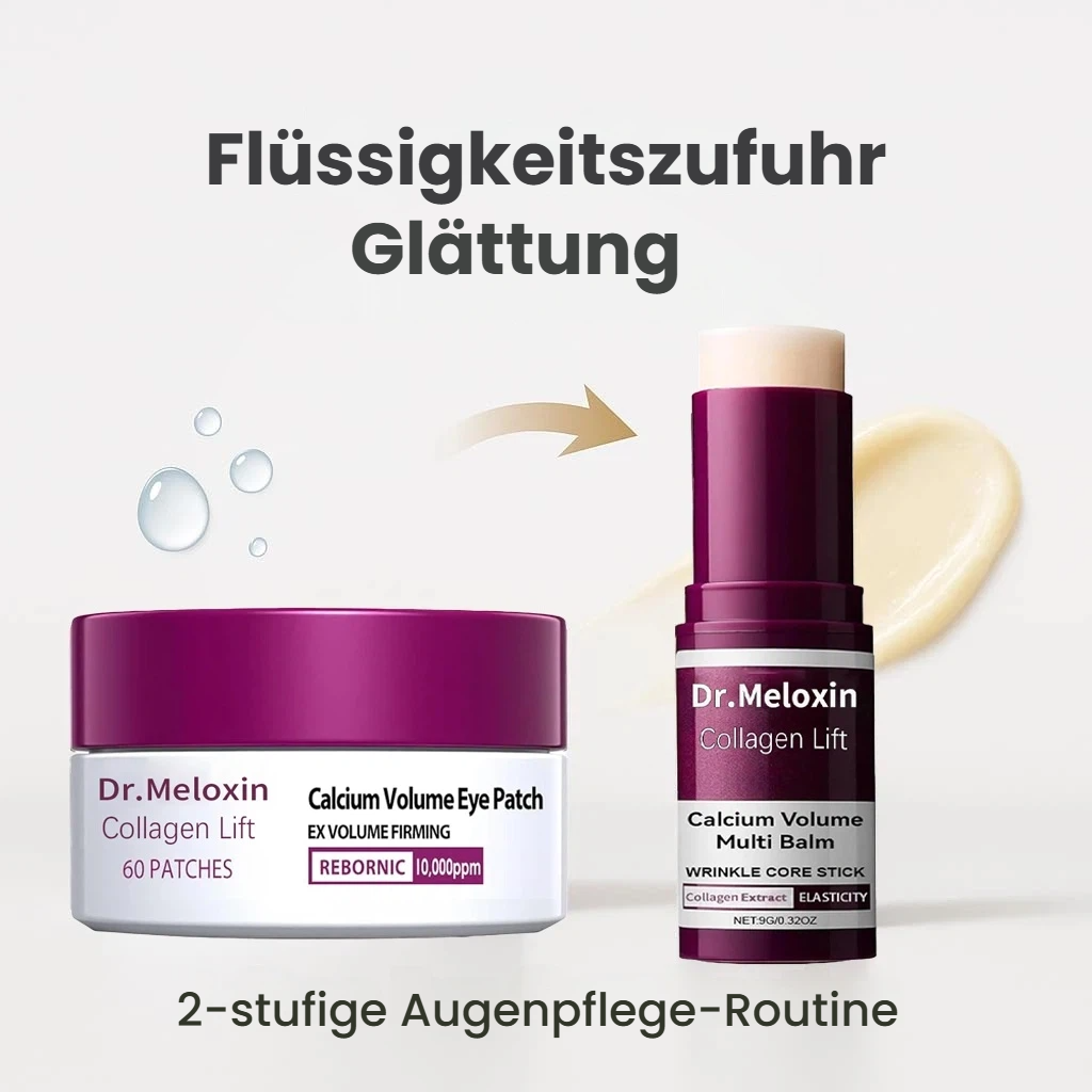 💗[Dr.Meloxin Official] Collagen Lift Augenbalsam-Stick + Augenpad-Set