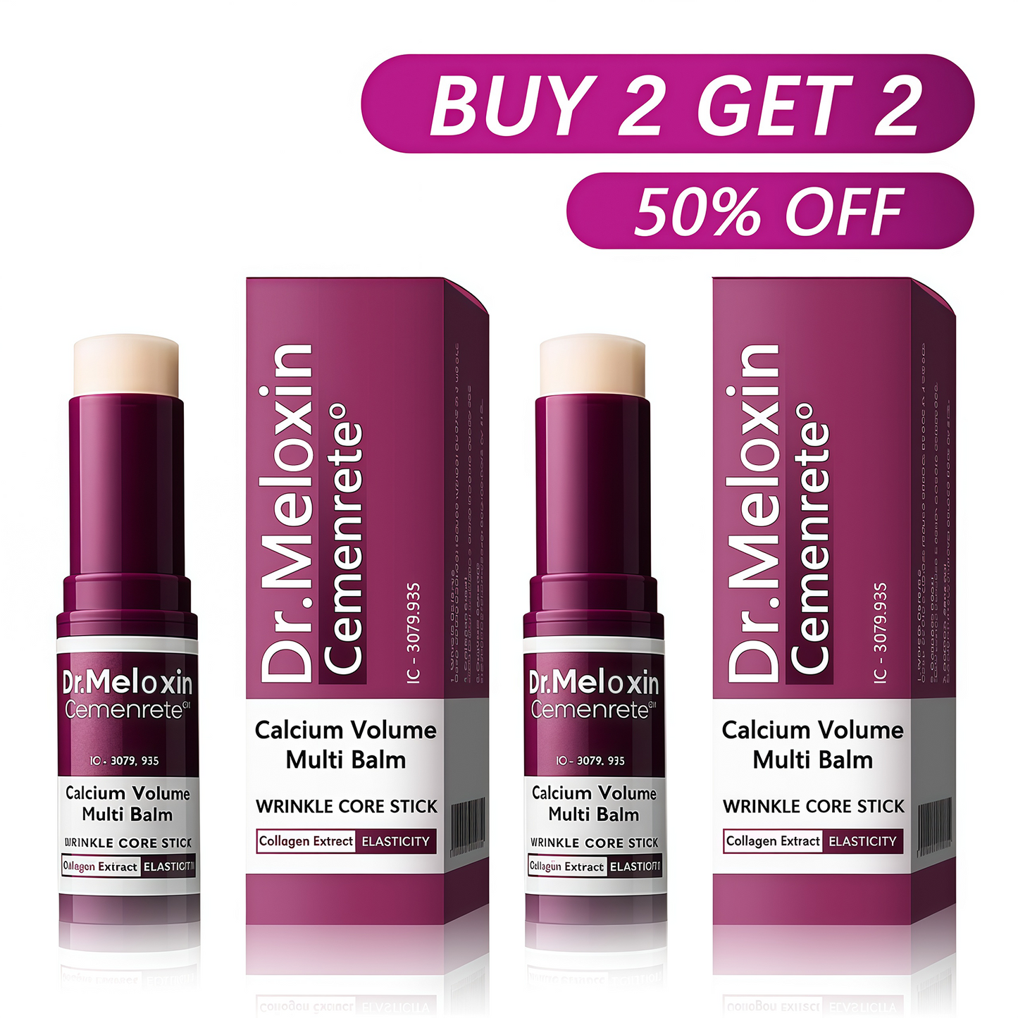 🌟🎪[Dr.Meloxin Official] ✨ 50 % Rabatt – Cemenrete Calcium Multi Balm | Gegen Hauterschlaffung & Falten